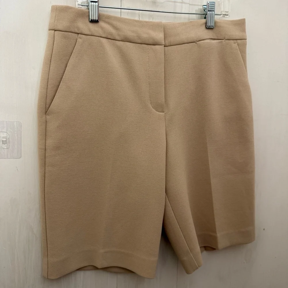 Trina Turk Tan Hermosa Dressy Casual Shorts • 4 - Picture 2 of 7